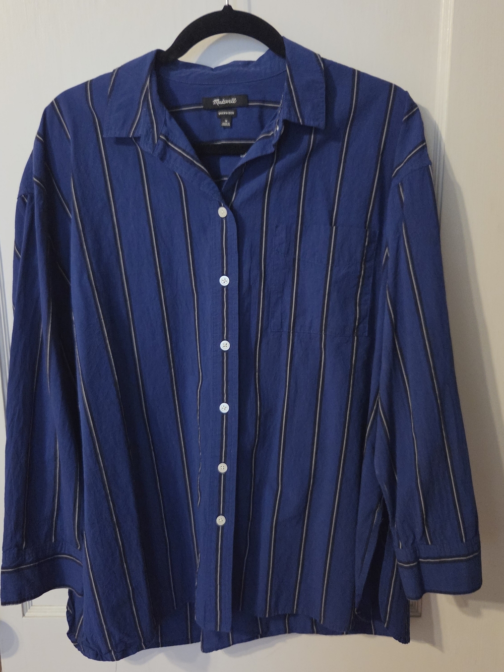 Madewell The Signature Poplin Oversized Striped Shirt
M - Picture 5 of 7